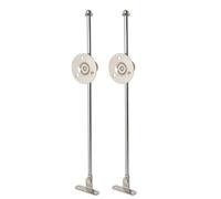 Cerniere Supporto Coperchio 2x Supporto For Porta Piatta, For Coperchio Dell'armadio, Cerniera For Sportello, Guide Scorrevoli For A Ribalta, Cerniere In Argento