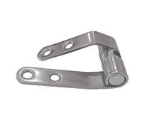 Cerniere universali regolabili Acciaio INOX per copriwater in legno, Kit Completo o Componenti by HYDRO HOME (CERNIERA DESTRA)