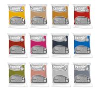 CERNIT CE0870012K01C - Confezione da 12 colori di pasta polimerica Cernit Metallic, 12 panini da 56 g, tonalità classiche