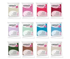 Cernit CE0900012K02 - Confezione da 12 x 56 g, colori complementari