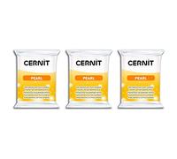 CERNIT Set di 3 paste polimeriche PEARL 56 g perlato