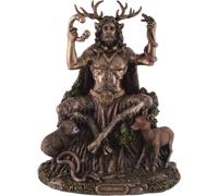 Cernunnos Celtic God of Nature (statua in bronzo fuso a freddo e resina (23 c...