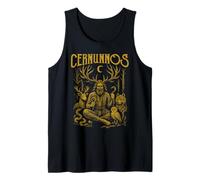 Cernunnos Dio Cornuto Animali Foresta Pagano Natura Divinità Canotta
