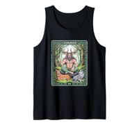Cernunnos Divinità cornuta pagana dei tarocchi della foresta celtica Canotta