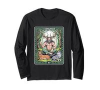 Cernunnos Divinità cornuta pagana dei tarocchi della foresta celtica Maglia a Manica