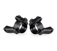 Cero Ultra 1/10 RC Car Parts Accessories Upgrade Aluminum Alloy Front Rear Steering Cup Model Assemblaggio RC Ricambi(Black)