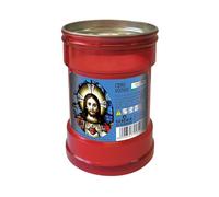 Cero Votivo dedicato al Sacro Cuore - Modello P30 - Durata 25 Ore - 120 g di cera - Cereria Di Giorgio