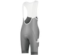 CEROTIPOLAR Ciclismo Bibs Uomo, Lunga Distanza Pad Bici Biking Bib Pantaloncini UPF50+, grigio, M
