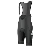 CEROTIPOLAR Ciclismo Bibs Uomo, Lunga Distanza Pad Bici Biking Bib Pantaloncini UPF50+, Nero , M