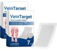 Cerotti a microaghi VeinTarget, trattamento avanzato per vene varicose alle gambe, allevia le vene varicose, trattamento naturale per le gambe, adatto a tutti i tipi di pelle