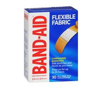 Cerotti Adesivi In Tessuto Flessibile 30 Pezzi Di Band-Aid