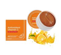 Cerotti Alla Vitamina C for Il Contorno Occhi, Migliorano la Compattezza, Attenuano le Linee Sottili, Riducono le Occhiaie, Idratano in Profondità (30 Paia)(4pcs)