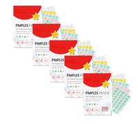 Cerotti anti-acne, adesivi colorati a forma di stella che assorbono delicatamente l'acne. Adatti per la cura della pelle del viso, la bellezza e la cura della persona.