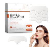 Cerotti Antirughe, 5 Pezzi Wrinkle Patches cont Collagene, Patch Rughe Fronte, Patch Fronte Antirughe, Rassodante e Lifting, Ridurre le rughe del viso, Adatto a Tutti i Tipi di Pelle