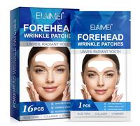 Cerotti Antirughe Fronte 16 Pezzi, Cerotto al Collagene per le Rughe della Fronte, Face Lifting Tape Nastro per Lifting Viso Idratazione a Lunga Durata, Rassodare la Pelle,Ridurre le Rughe Anti-aging