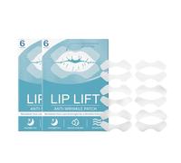 Cerotti antirughe per il lifting delle labbra, cura durante la notte, idratazione intensiva, liscia fine, riduce rughe e linee sottili, per tutti i tipi di pelle (12 pezzi)