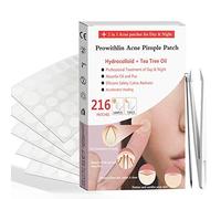 Cerotti Brufoli, 216 Pezzi Uso Diurno e Notturno 2 in 1 Cerotti Per Brufoli, Idrocolloidi Invisibili Efficaci Cerotti Brufoli Viso, Assorbenti Impermeabile e Traspirante Patch Per l'acne