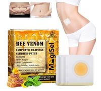 Cerotti Dimagranti al Veleno d'Api, Bee Venom Cerotti per Dimagrire, Ape Veleno Cerotto Dimagrante, Adesivi Modellanti per il Corpo per Uomini, 10pcs