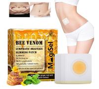 cerotti dimagranti al veleno d'api, cerotti per drenaggio linfatico e dimagrante, Bee Venom Cerotti per Dimagrire, Ape Veleno Cerotto Dimagrante, adesivi modellanti per il corpo per Uomini 10pcs