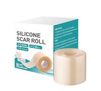 Cerotti Idrocolloidali Rotolo, 4X150CM Cerotti Silicone Ultrasottili, Cerottis Idrocolloidali Impermeabili Fogli Silicone per Cicatrici, Cerottis Idrocolloidalis Traspiranti Grados Medico Rotolo