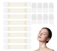 Cerotti Lifting Collo e Décolleté， 48 Pezzi Antirughe Color Pelle， Effetto Lift Istantaneo e Riduzione del Doppio Mento， Nastro Invisibile e Impermeabile