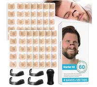 Cerotti Nasali Magnetici, 120 Pezzi Cerotti Nasali Antirussamento Cerotti Nasali Respira Bene Antirussamento Dilatatore Nasale Magnetico Cerotti Naso Extra Forti per Non Russare Home(08)