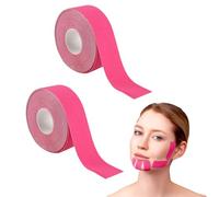 Cerotti Patch Antirughe, Nastro per Lifting Facciale,V Face Lift Tape, Face Taping Viso, Riduce Le Rughe,Per Prevenire Ed Eliminare Le Linee Sottili Il Lifting Della Pell,2.5cm*5m (2pcs)