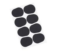 Cerotti per Bocchino Clarinetto e Sax Contralto in Silicone Nero 8 Pezzi | Spessore 0, 8mm, Protezione dei Denti e Minori Vibrazioni, per Musicisti, Set da Otto Pezzi