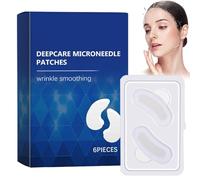 Cerotti Per Gli Occhi Malora Microglow, Cerotti Deepcare Microneedle, Ceroti Per La Cura Profonda Delle Rughe Del Viso, Schiarire Rughe E Linee Sottili (6 pezzi)
