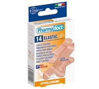 GIMA PHARMADOCT Cerotti per mani, 3 misure, 12 Scatole da 14 pezzi (5 12x2cm, 5 7x2cm e 4 a farfalla)