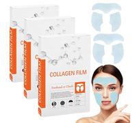 Cerotti per maschera al collagene, Maschera idratante, Maschera viso al collagene biologico, Maschera in pellicola di collagene per il viso, Maschera idratante profonda (3pcs)