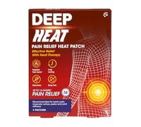 Cerotti termici Deep Heat Pain Relief, 4 pezzi (confezione da 1)