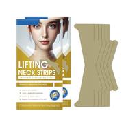 Cerotti tonificanti contro pieghe e doppio mento, strisce riutilizzabili per stringere il collo, nastro di sollevamento invisibile per ridurre le rughe (2)
