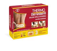 Cerotto Caldo Multifunzione Schiena e Spalle - Ideale per Alleviare i Dolori Muscolari - Calore Fino a 12 Ore - Formato: 3 Cerotti Multifunzione per Schiena e Spalle - Thermo Benessere