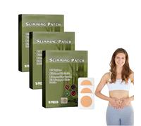 Cerotto dimagrante all'artemisia - Cerotti a base vegetale per la pancia, ultrasottili e comodi da indossare con materiale traspirante, supporto transdermico per tutti i tipi di pelle (3 scatole)