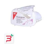 3M - Micropore sterile nastro traspirante e delicato 2,5cmx5m trasparente con dispenser, confezione da 1, 1527NP-1SD