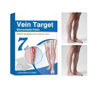 Cerotto lenitivo per le gambe | 4 Pezzi di Lunga Durata Traspirante Naturale - Cerotto Lenitivo per la Cura delle Vene | per Anziani, Donne, Uomini, Uso Quotidiano, Viaggio, Ufficio e Recupero Post-Al