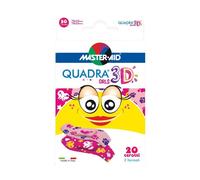 Cerotto Master-Aid Quadra 3D Girls 20 Pezzi Assortiti 4x20 St