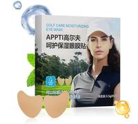 Cerotto Oculare Protezione Solare Golf,Cerotti Idrogel Sotto Occhi per Golf con Protezione UV e Idratazione | Cura Pelle con Solare per Donne Uomini Sport Viaggio Libero,Ciclismo