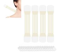 Cerotto per Collo - Sollevamento Immediato & Rassodante, Nastro Elastico Invisibile Dietro il Collo - Riduce le Rughe Sottili (12pcs, Skin color)