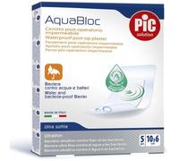 Cerotto Pic Aquabloc 10X6 Sterile Antibatterico 5 Pezzi 4x5 St