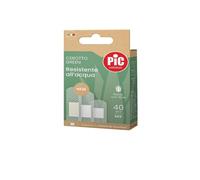 Pic Solution Cerotto Green Canna da Zucchero e Aloe Resistente all'Acqua, Confezione Mix da 40 Pezzi, Dimensioni 7x2 mm 20 Pezzi, 6x2 mm 10 Pezzi, 4x2mm 10 Pezzi