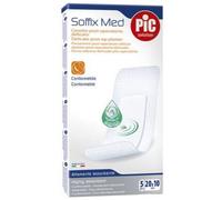 CEROTTO PIC SOFFIX MED IN TNT CON TAMPONE CENTRALE ASSORBENTE STERILE MONOUSO 10X20 CM ANTIBATTERICO 5 PEZZI