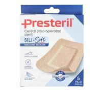 Cerotto presteril sili-soft skin post operatorio 10x10 cm 5 pezzi