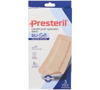 Cerotto presteril sili-soft skin post operatorio 10x20 cm 3 pezzi