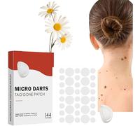 Cerotto professionale Microdarts Tag'gone, trattamento 24 ore per imperfezioni, elimina delicatamente i brufoli, cerotto per la rimozione delle escrescenze cutanee, cerotti Micro Darts (144Pezzo)