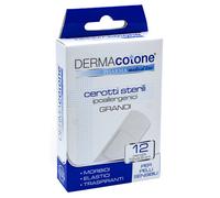 Cerotto sterile ipoallergenico dermacotone grande 7,2x2,5 cm 12 pezzi