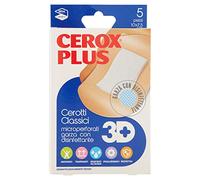 CEROX, Cerotti Classici, con Supporto in PE 3D Microperforato e Traspirante, Confezione Contenente 5 Pezzi da 10x7,5 cm