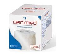 Ceroxmed benda autoaderente elastica10 cm x 20 m flessibile e traspirante
