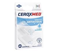 Ceroxmed Cerotti Antiacqua Assortiti 40 Pezzi con Garza Disinfettante